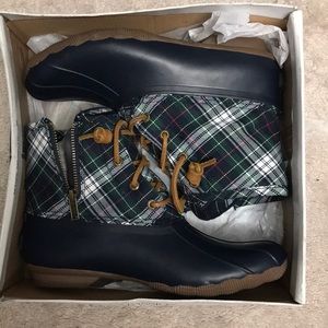 Plaid Sperry Duck Boots 🦆